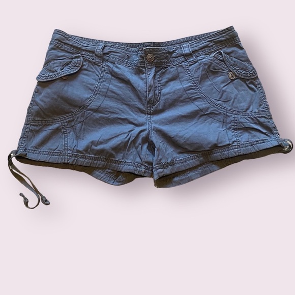 Unionbay Dark Grey Shorts with Side Ties - Picture 1 of 4